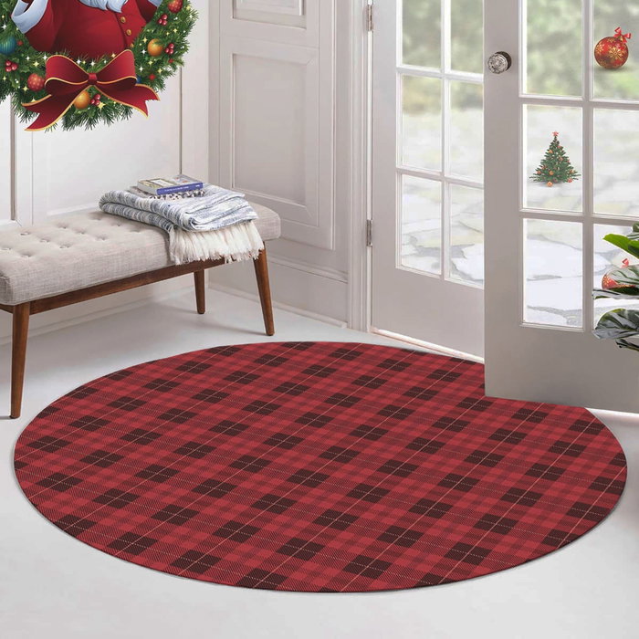 Conceptum Alfombra Woopamuk460 de 100 cm, Rojo y Negro Conceptum Alfombra Woopamuk460 de 100 cm, Rojo y Negro